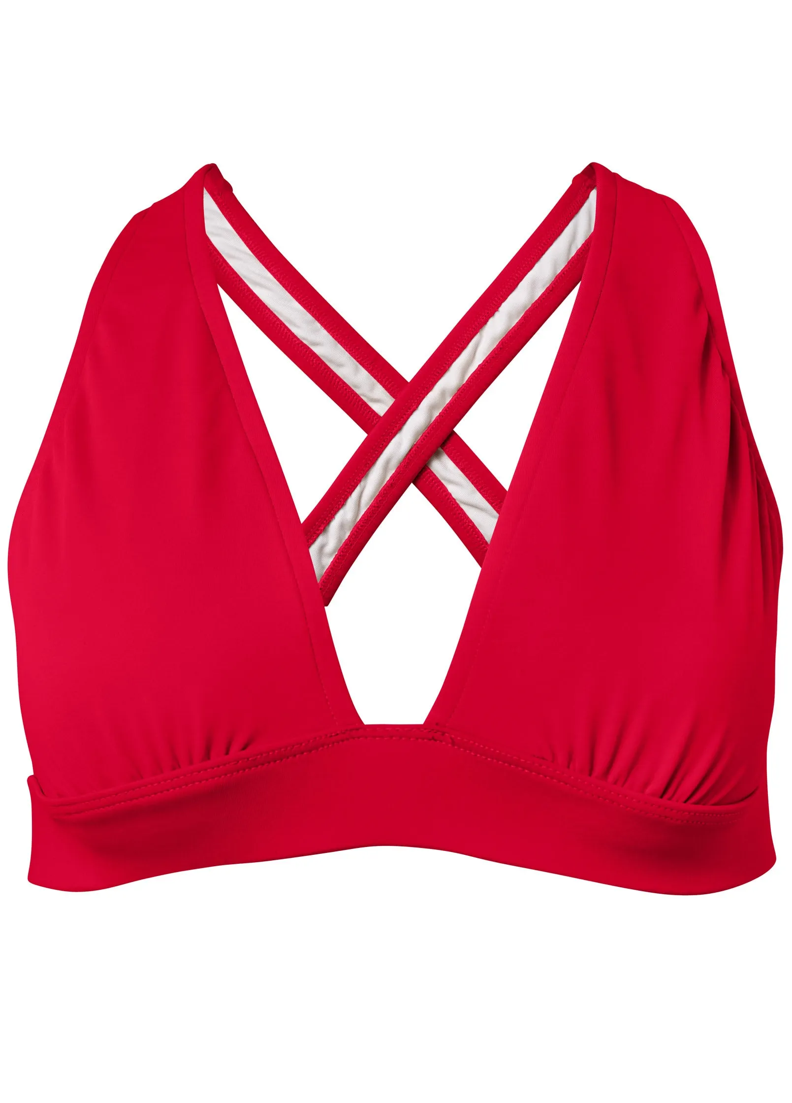 Sleek Cross Back Top - Red Hot sold by VENUS product image thumbnail 5