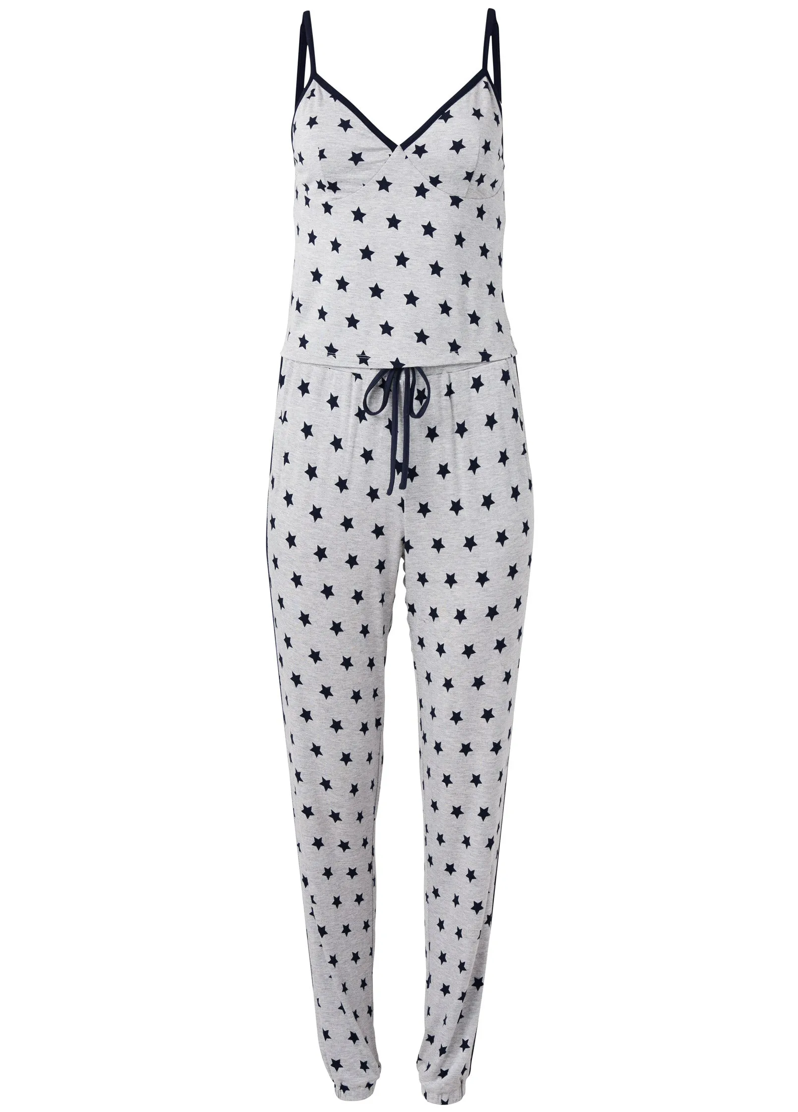 Tank And Joggers Pajama Set - Grey Multi sold by VENUS product image thumbnail 5