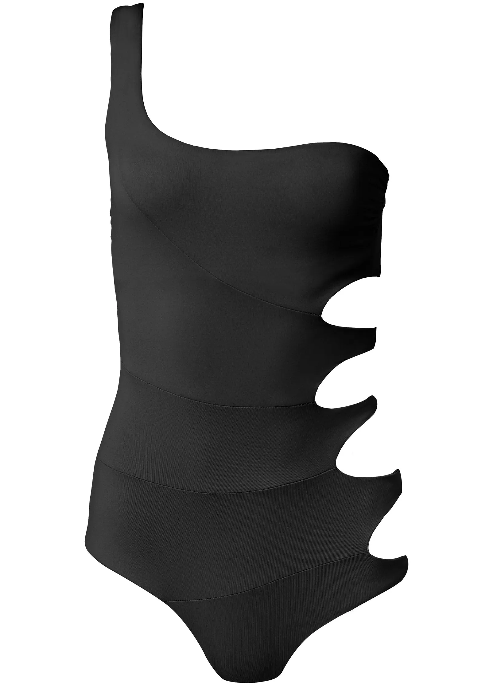 One-Shoulder Ring One-Piece - Black Beauty sold by VENUS product image thumbnail 5