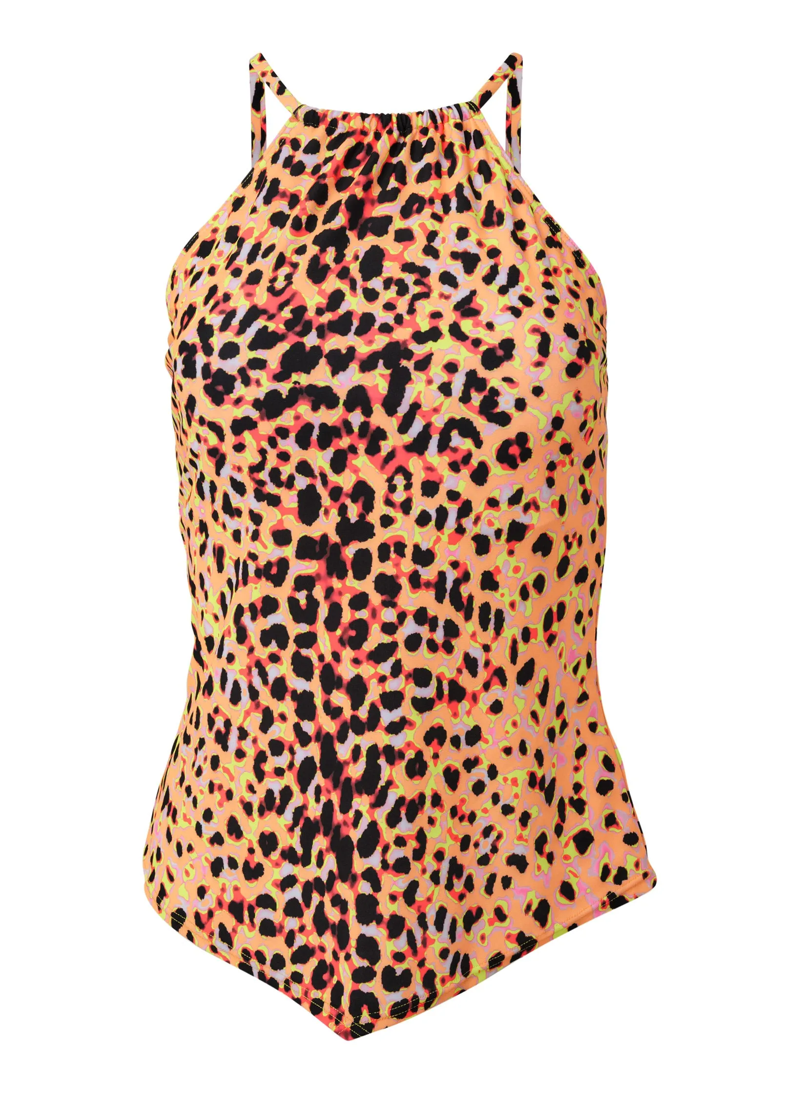 Hanky Hem High-Neck Tankini - Feline Fierce sold by VENUS product image thumbnail 5