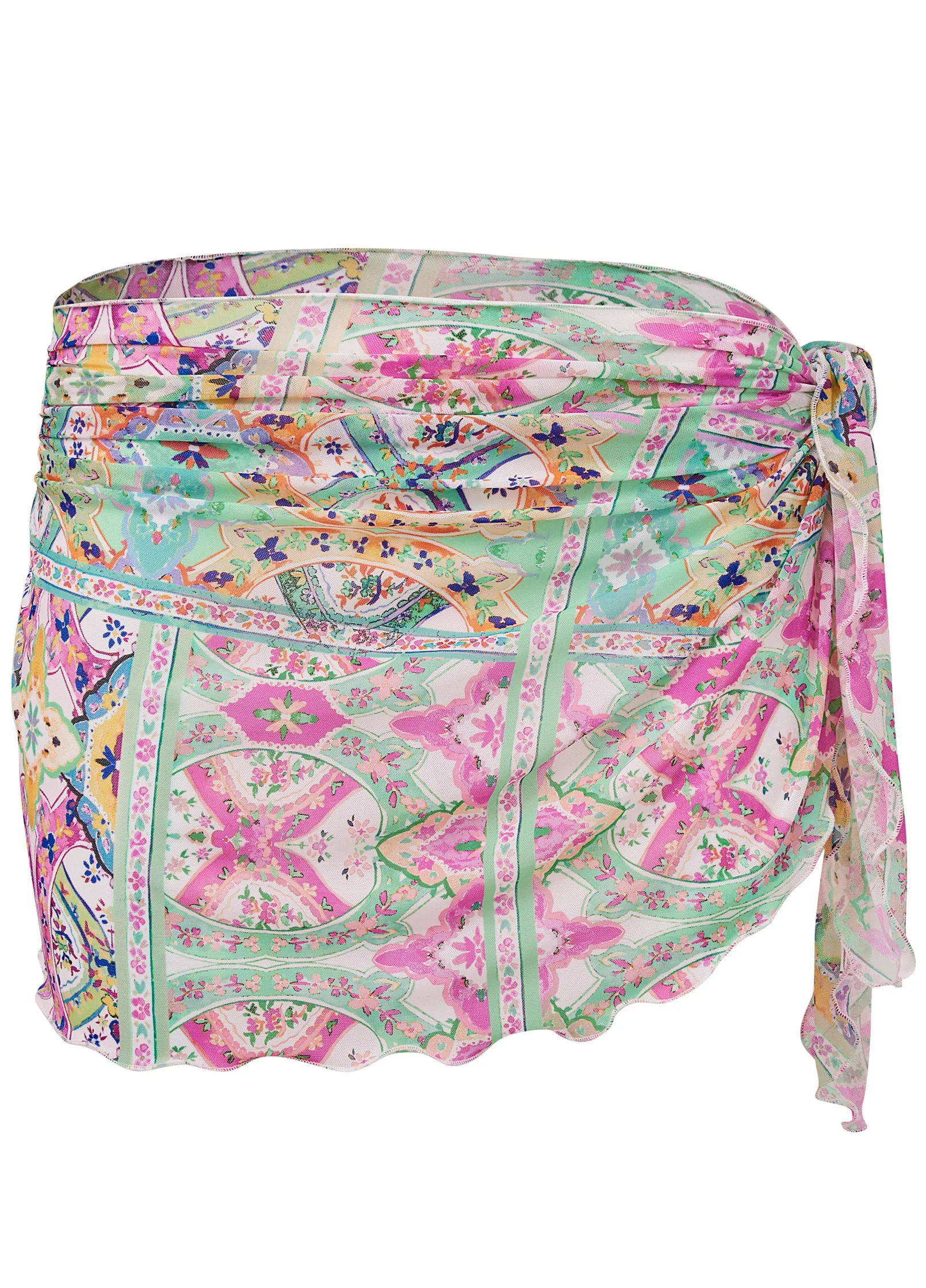 Mesh Wrap Skirt - Beach Art sold by VENUS product image thumbnail 5