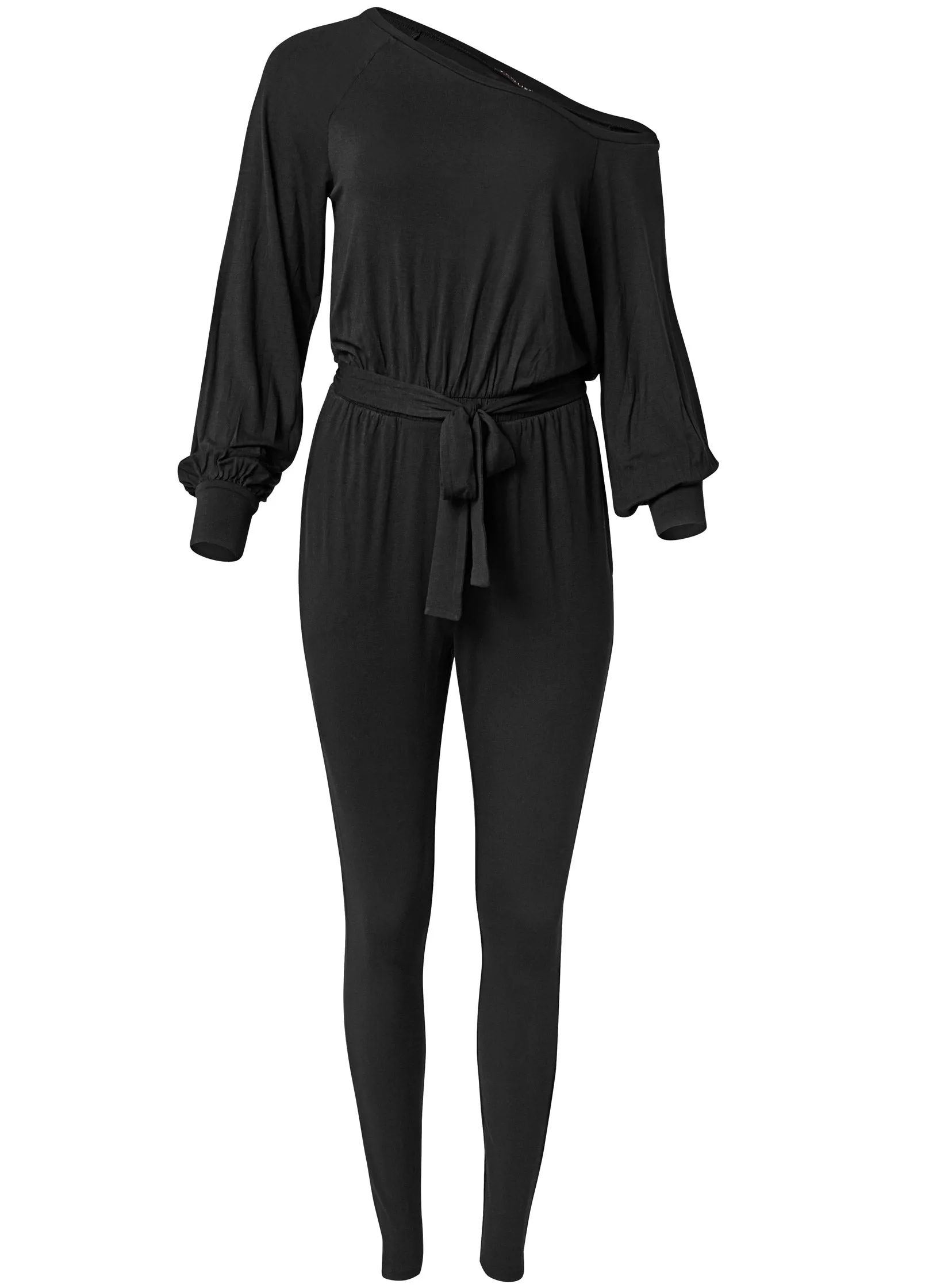 Off-Shoulder Jumpsuit - Black sold by VENUS product image thumbnail 5