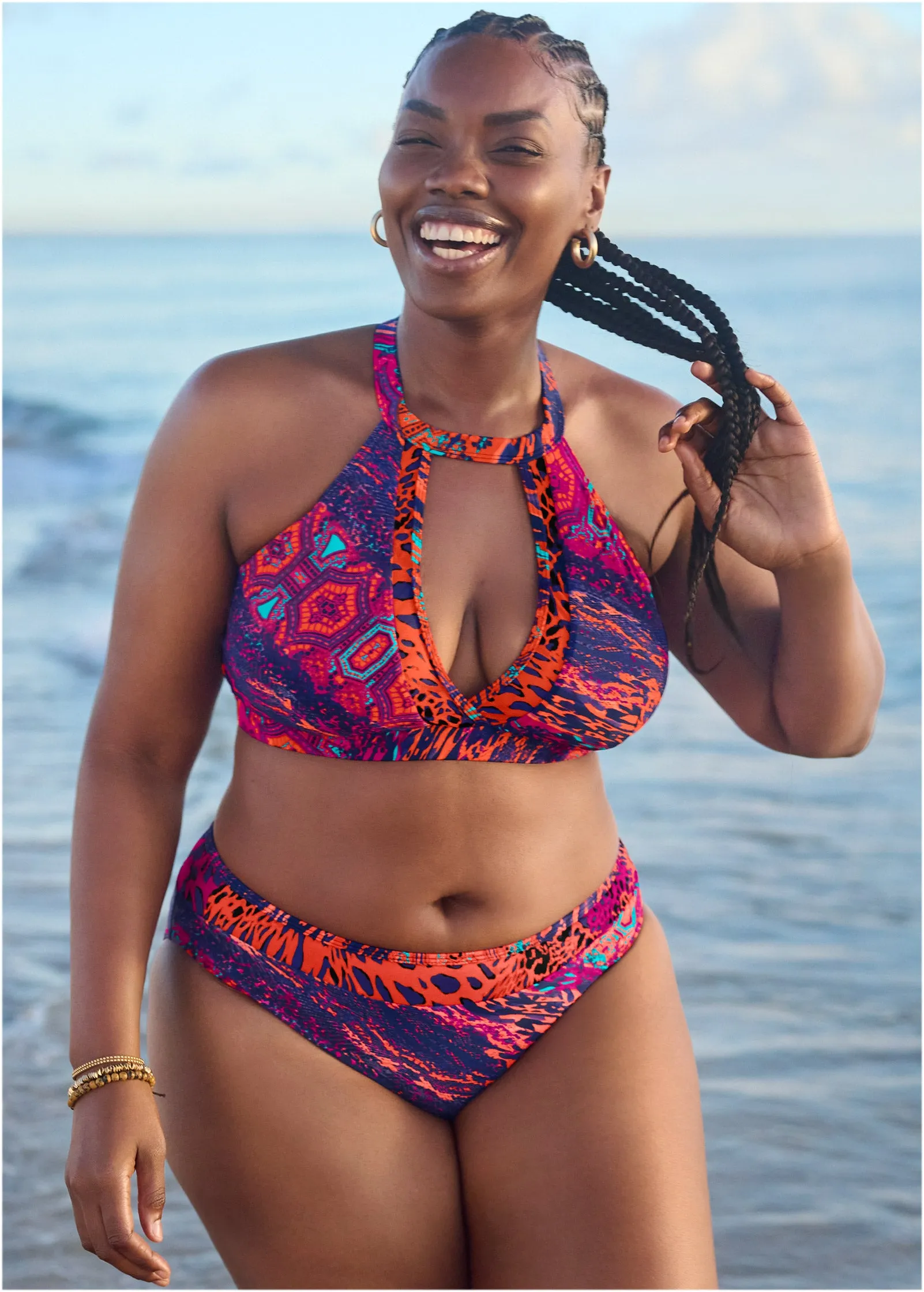 Mesh Band Low-Rise Bottom - Seaside Voyager sold by VENUS product image thumbnail 4