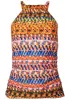 Ruched Side Halter Tankini - Island Stripes sold by VENUS
