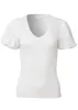 Puff Sleeve V-Neck Tee - White sold by VENUS