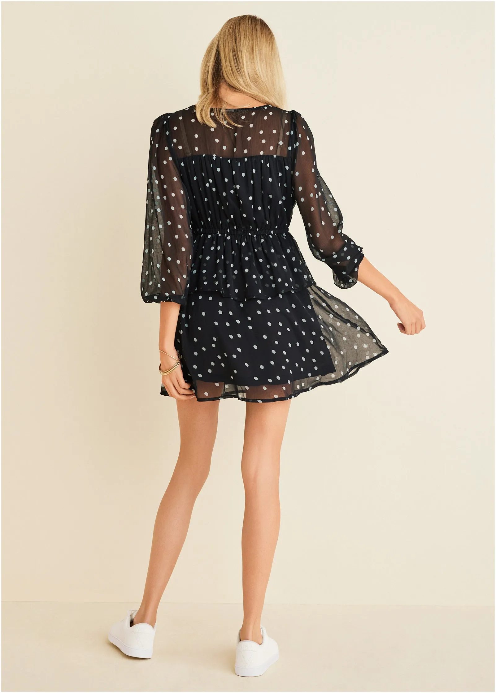 Sheer Beauty Mini Dress - Dolce Vita Dot sold by VENUS product image thumbnail 2
