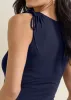 Surplice Tank Top - Navy sold by VENUS