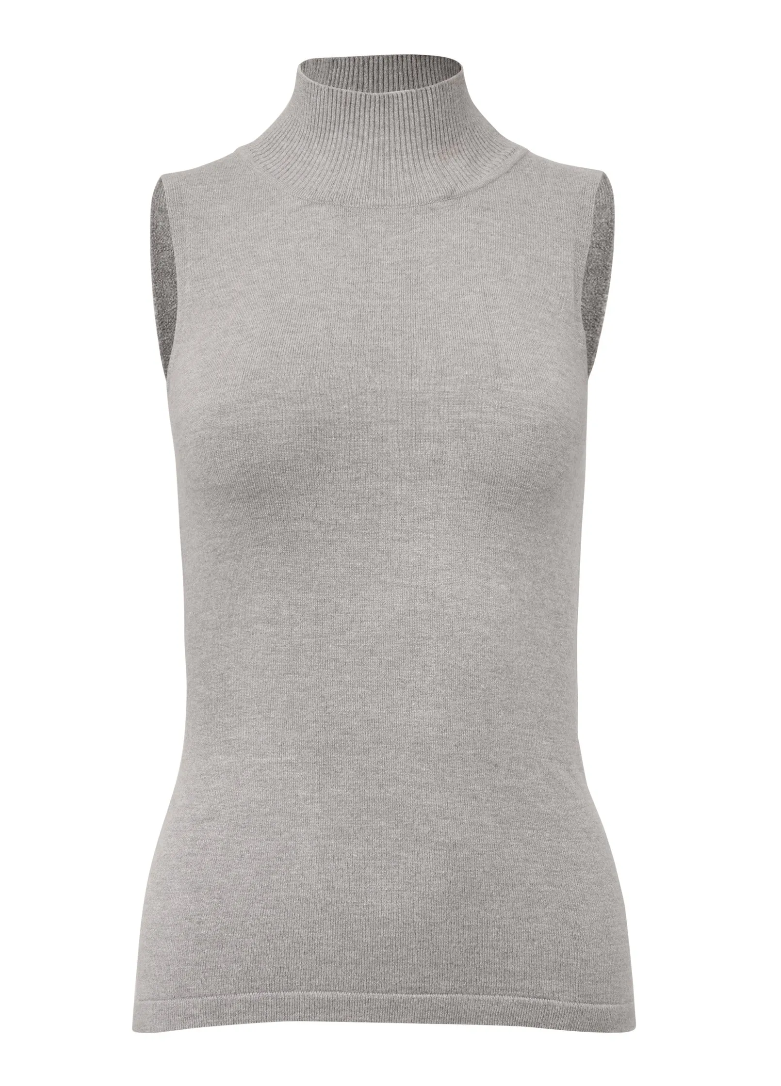 Turtleneck Sweater - Heather Grey sold by VENUS product image thumbnail 5