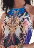 Jungle Party Halter Dress - Purple Multi sold by VENUS