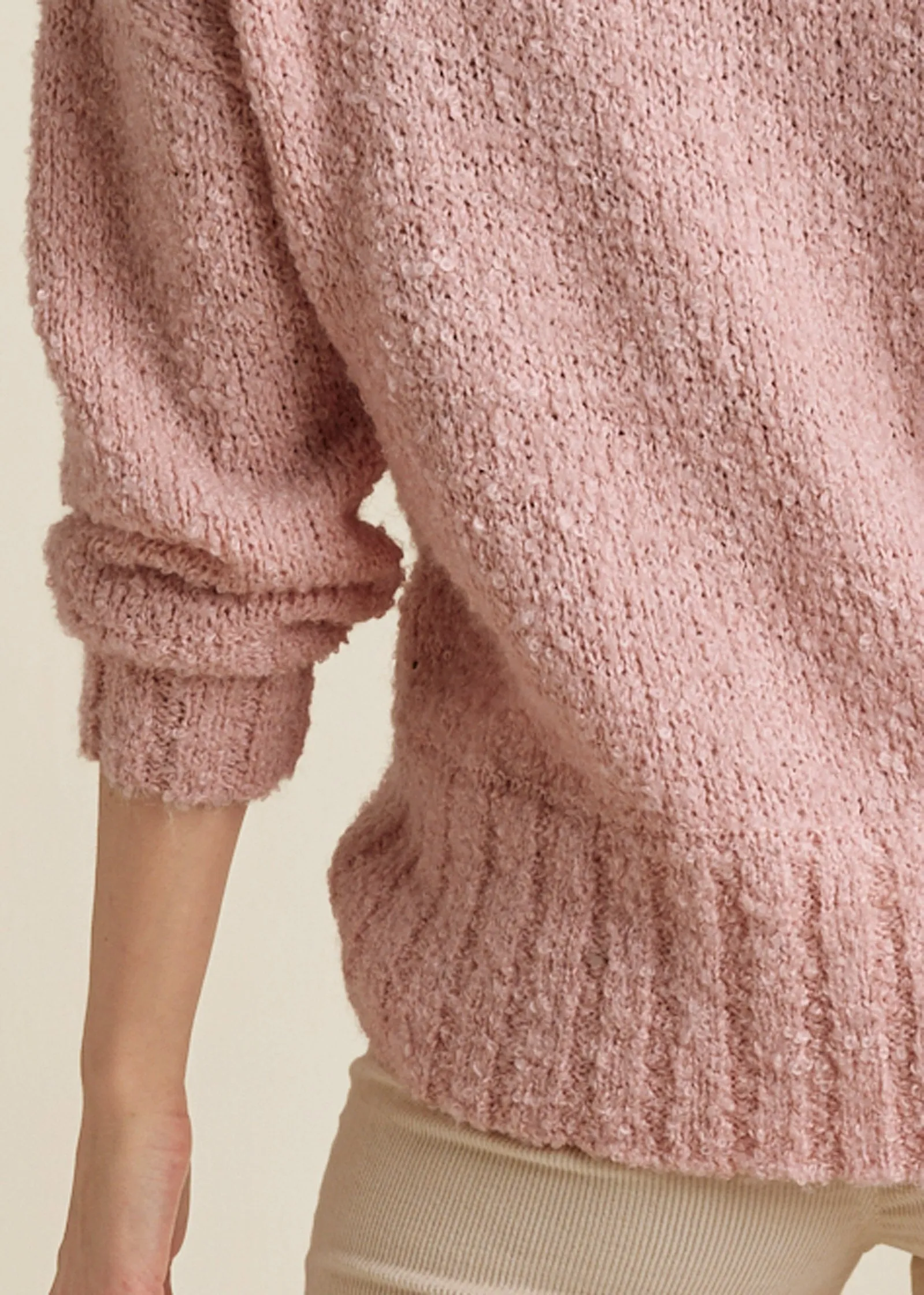Oversize Turtleneck Sweater - Pink sold by VENUS product image thumbnail 4