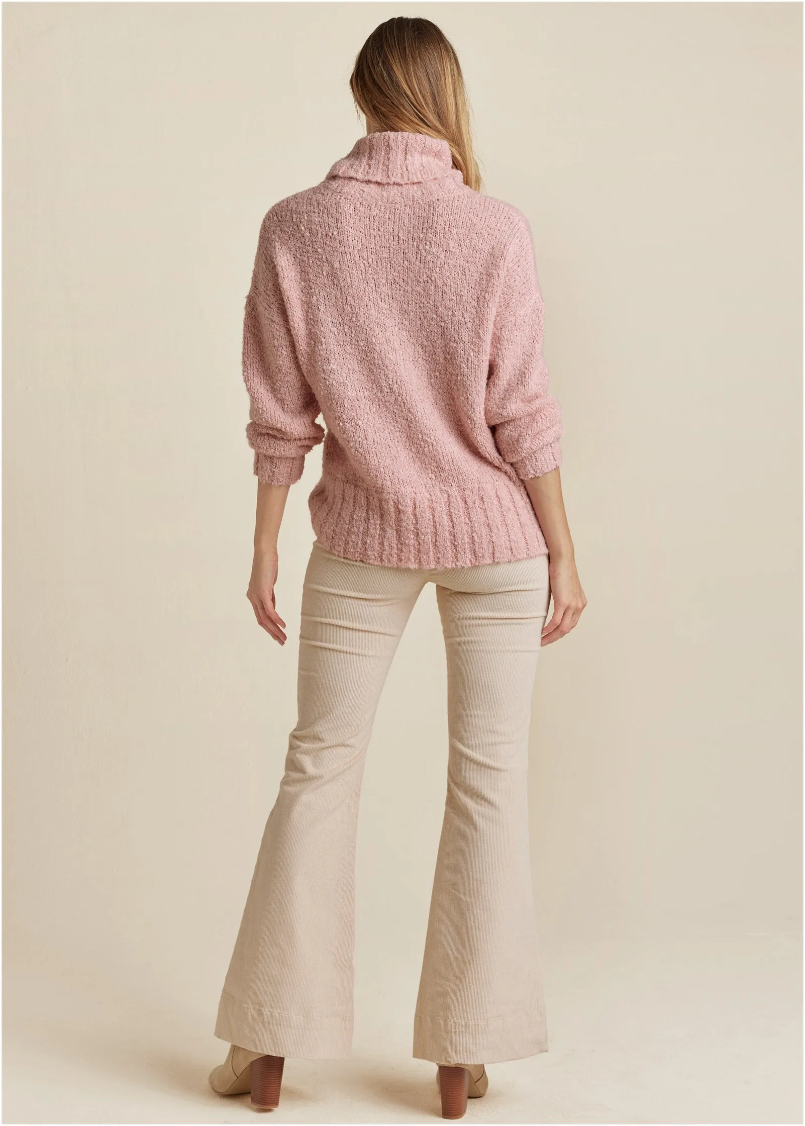 Oversize Turtleneck Sweater - Pink sold by VENUS product image thumbnail 2