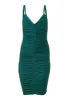 Ruched Mini Dress - Green sold by VENUS