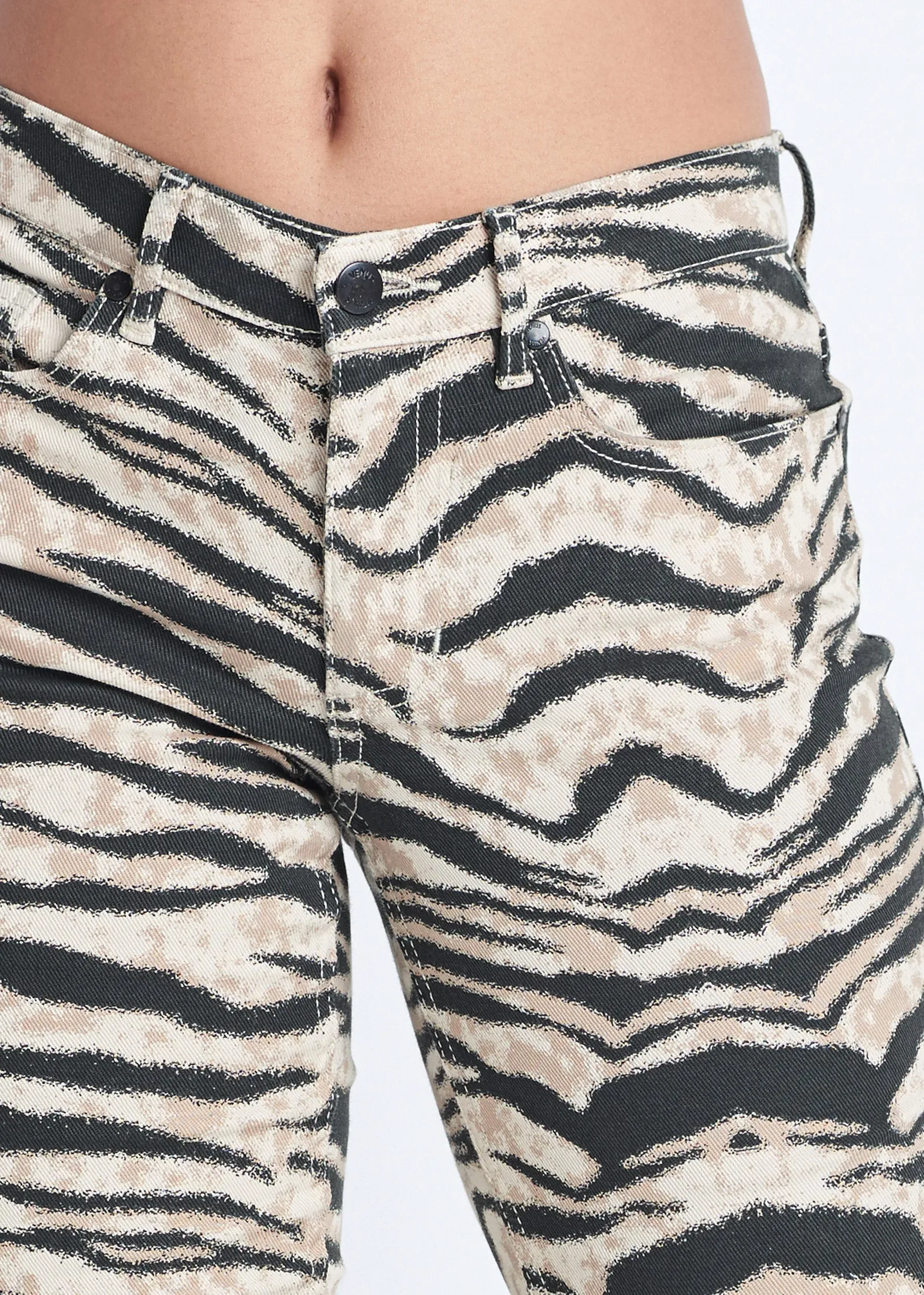 Cindy Capri Jeans - Black Multi sold by VENUS product image thumbnail 4