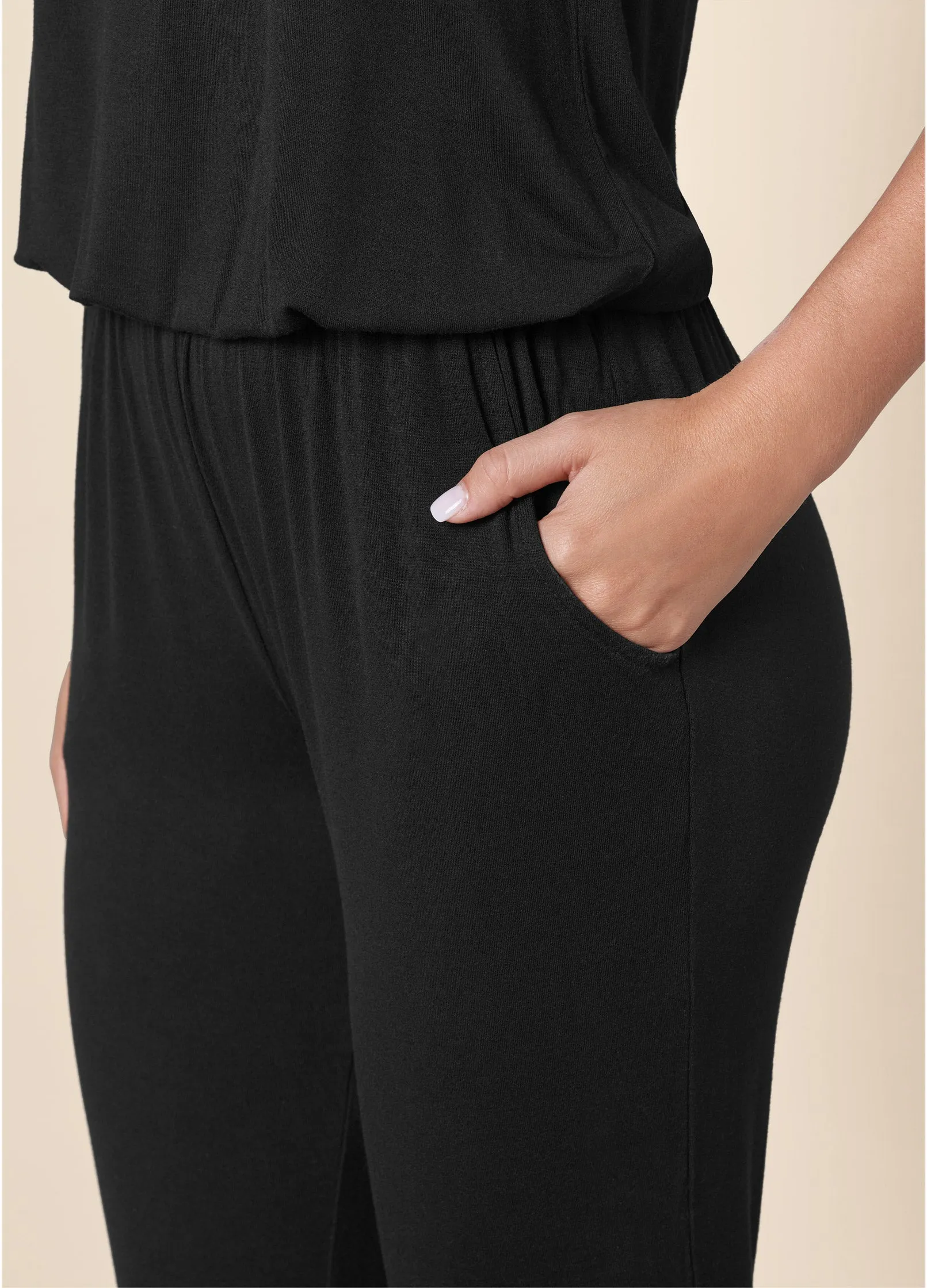 Casual Jumpsuit - Black sold by VENUS product image thumbnail 4