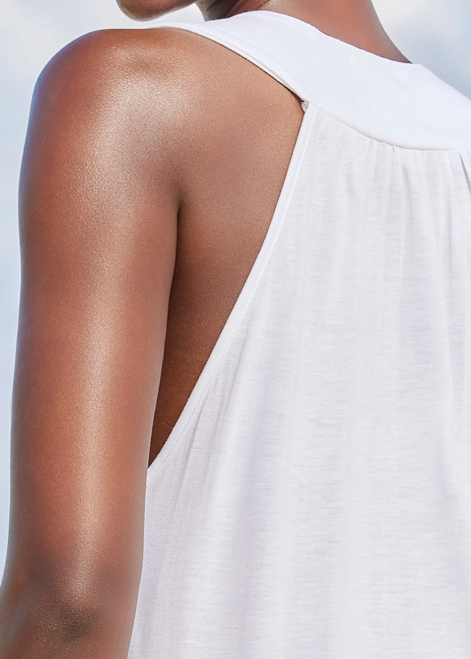 Nailhead Collar Cover-Up - Pearl White sold by VENUS product image thumbnail 4