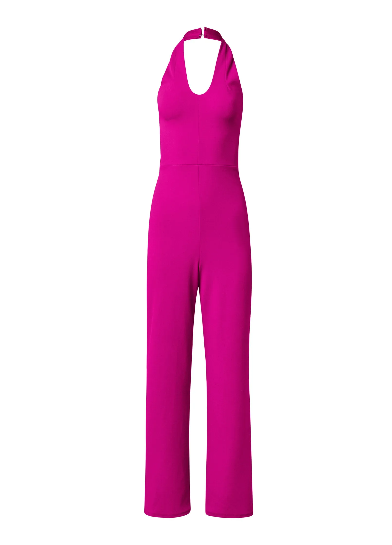 Cross-Neck Halter Jumpsuit - Fuchsia sold by VENUS product image thumbnail 5