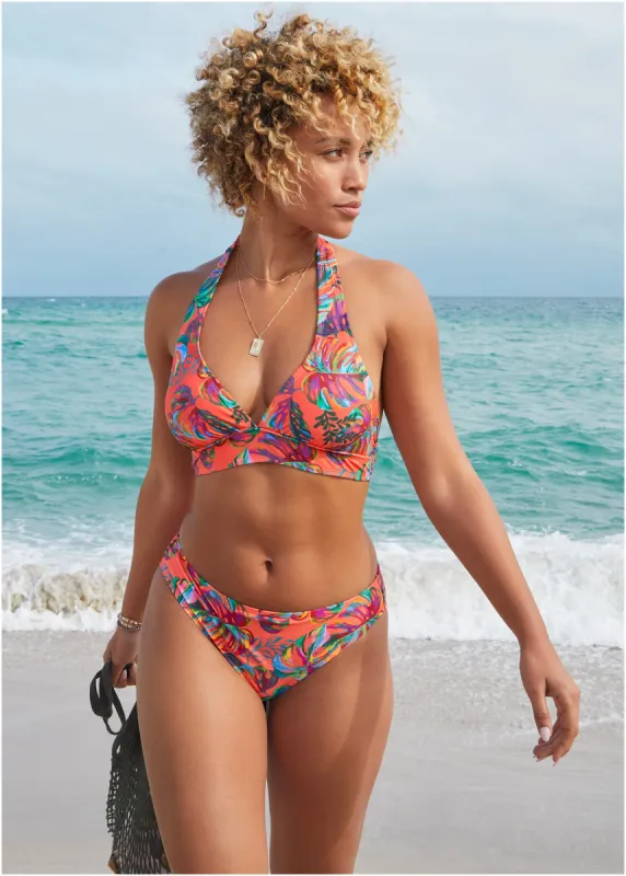 Fiji Mid Rise Moderate  - Tropical Sunset All-Over sold by VENUS