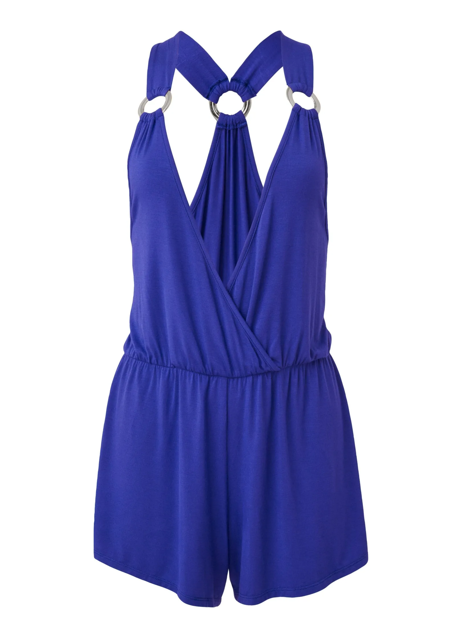 Surplice Romper Cover-Up - Cobalt Blue sold by VENUS product image thumbnail 3