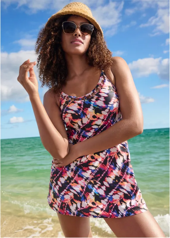 Ring Swim Dress - Island Escape sold by VENUS
