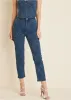 Lace Print Straight Jeans - Medium Wash sold by VENUS