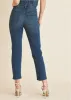 Lace Print Straight Jeans - Medium Wash sold by VENUS