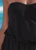 Bandeau romper one-piece - Black Beauty sold by VENUS