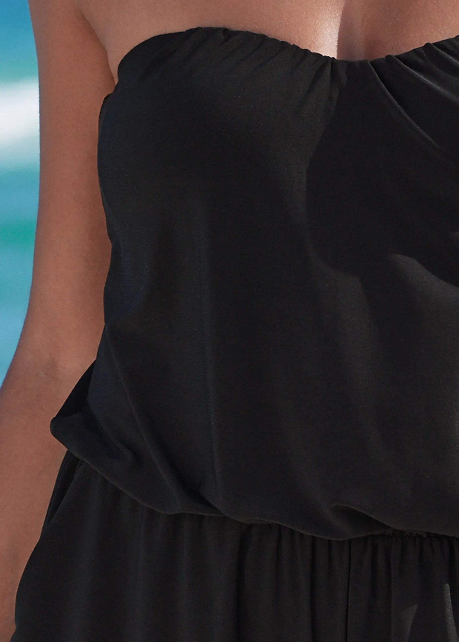 Bandeau romper one-piece - Black Beauty sold by VENUS product image thumbnail 3