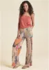 Abstract Mirage Jumpsuit - Orange Multi sold by VENUS