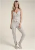 Ribbed Hacci Jogger Set - Taupe sold by VENUS