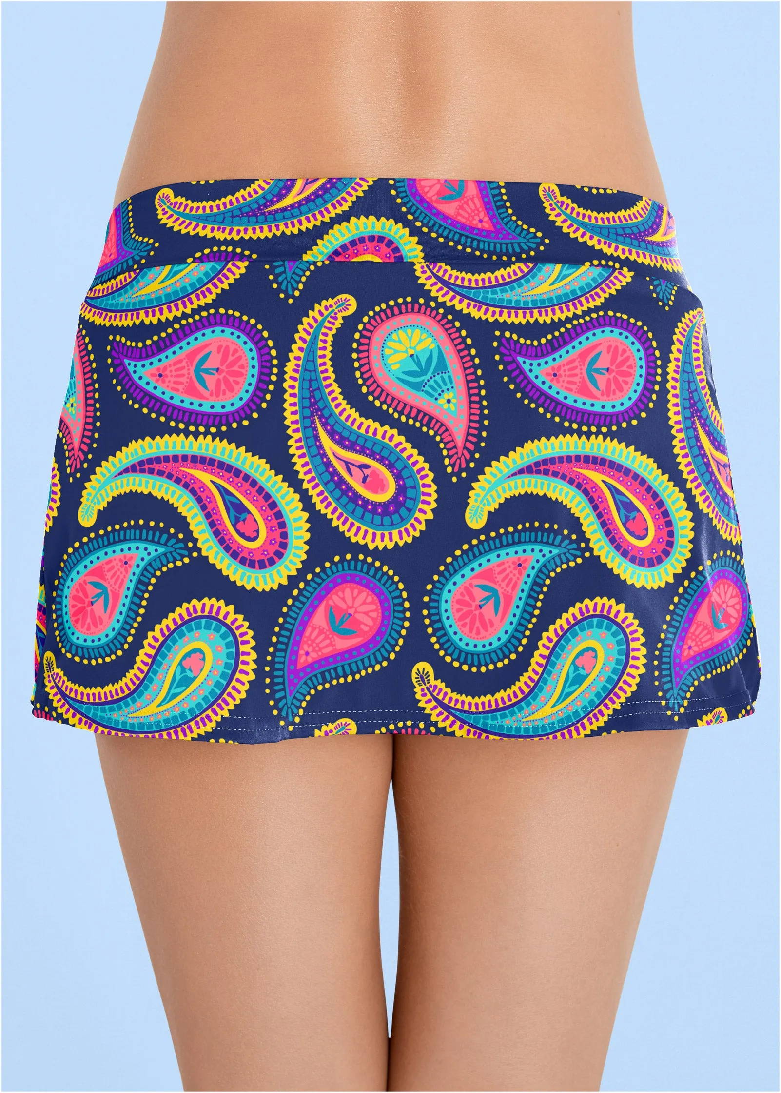Aruba Swim Skirt - Festive Paisley sold by VENUS product image thumbnail 4