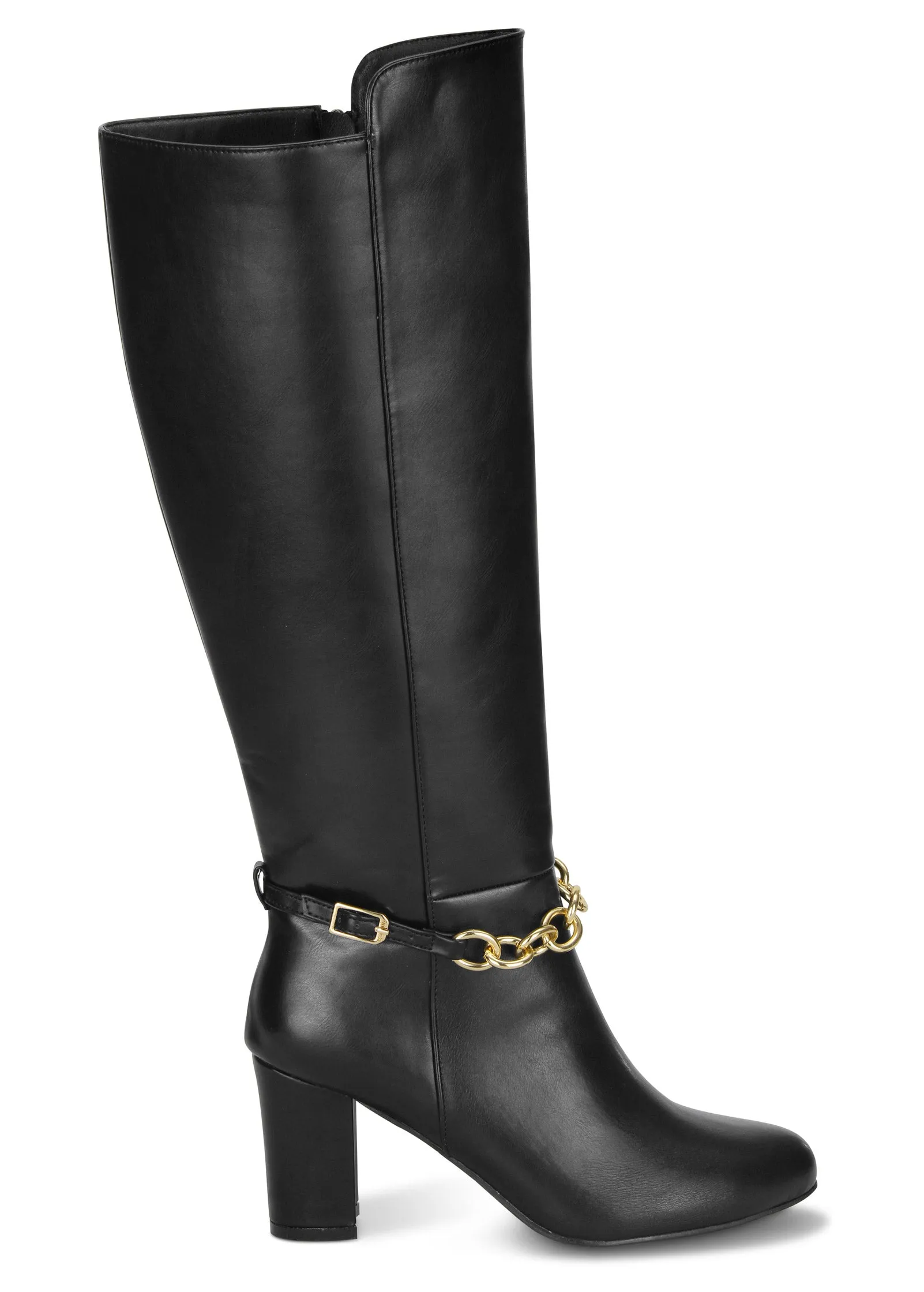 Chain Detail Boots - Black sold by VENUS product image thumbnail 2