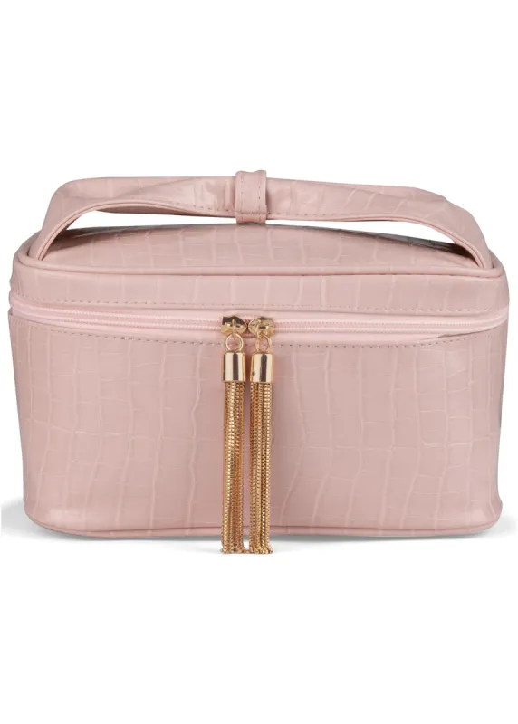 Tassel Makeup Tote - Blush made by VENUS