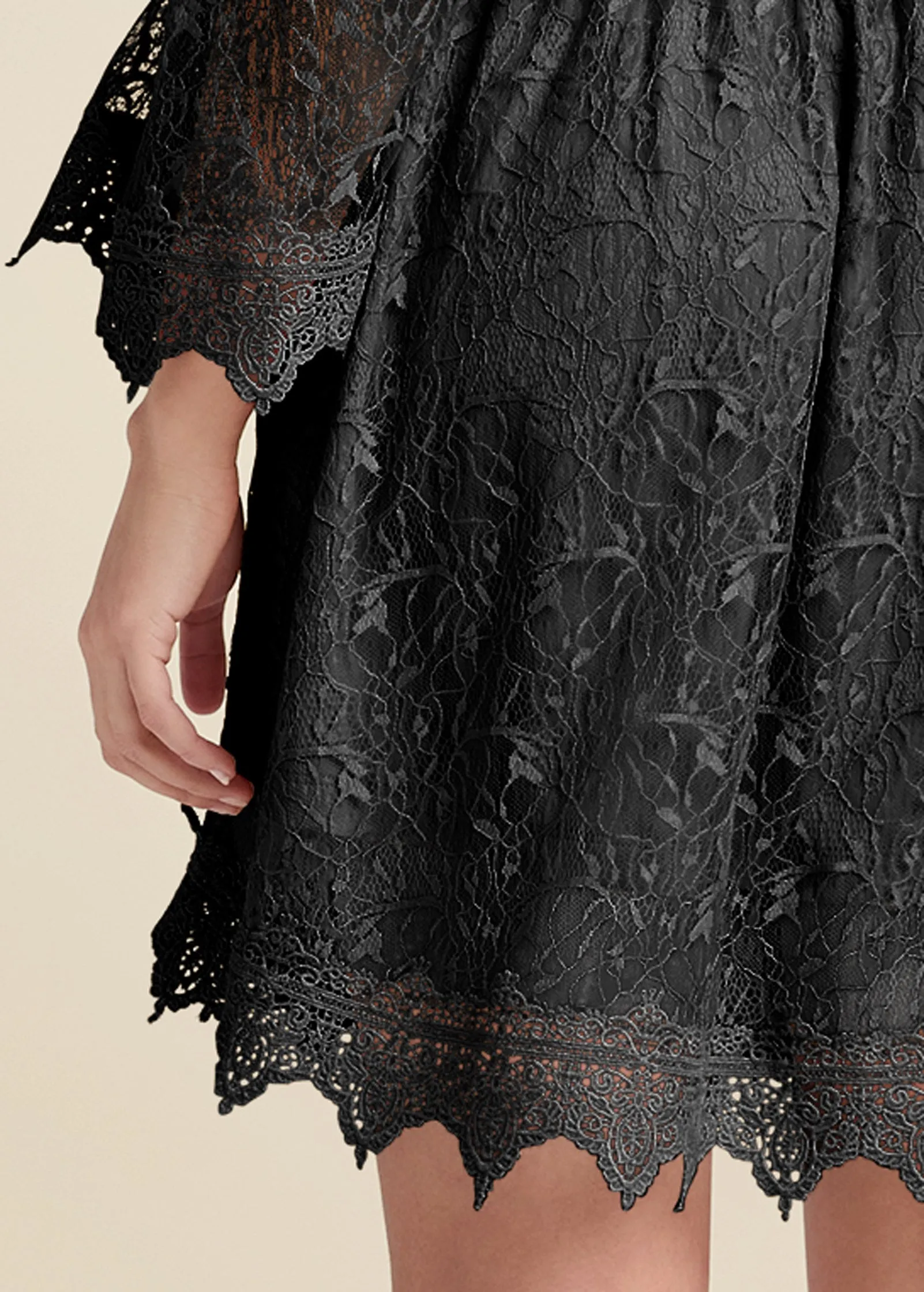 Off-The-Shoulder Lace Dress - Black sold by VENUS product image thumbnail 5