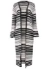 Stripe Duster  - White Multi sold by VENUS