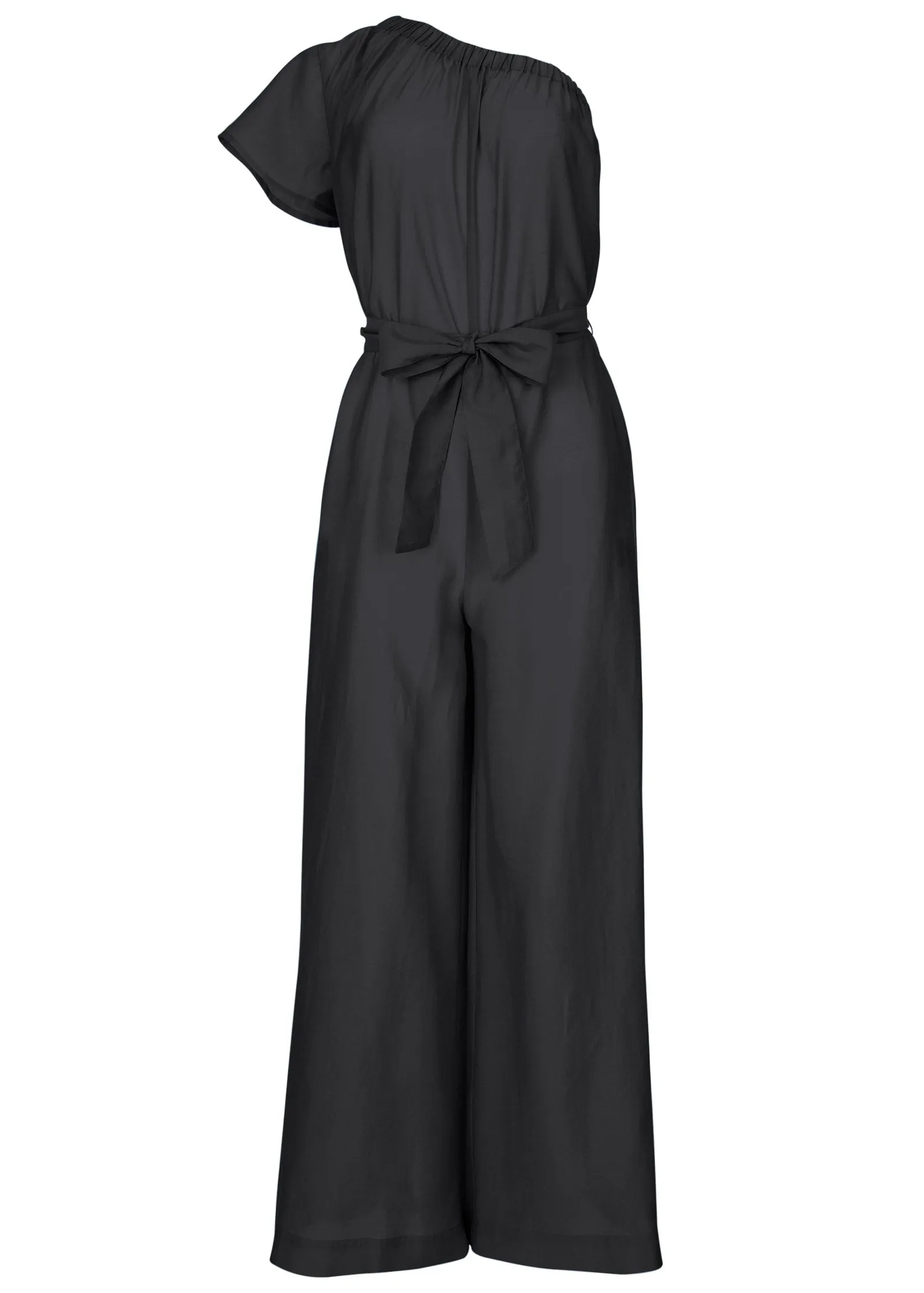 One Shoulder Jumpsuit - Black sold by VENUS product image thumbnail 3