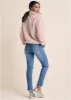 Cozy Sherpa Zip Sweatshirt - Peach Blush sold by VENUS