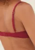 Removable Chain Bra Set - Burgundy sold by VENUS