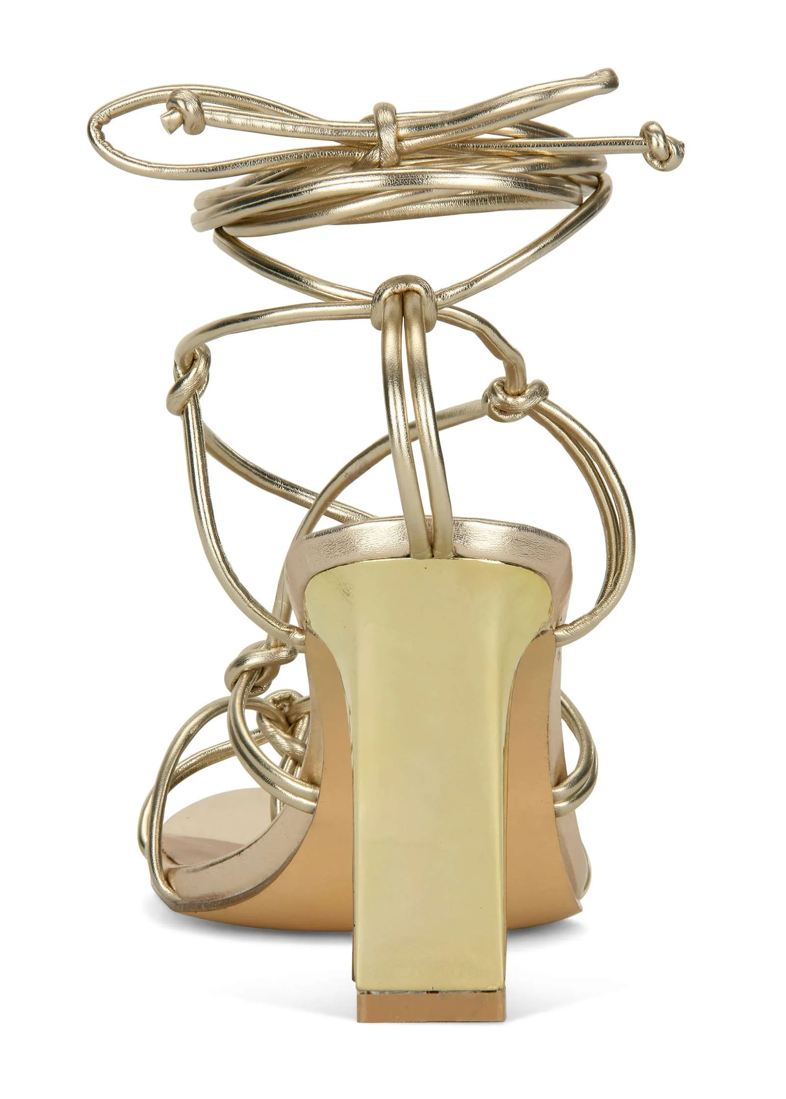 Lace Up Heels - Gold sold by VENUS product image thumbnail 4