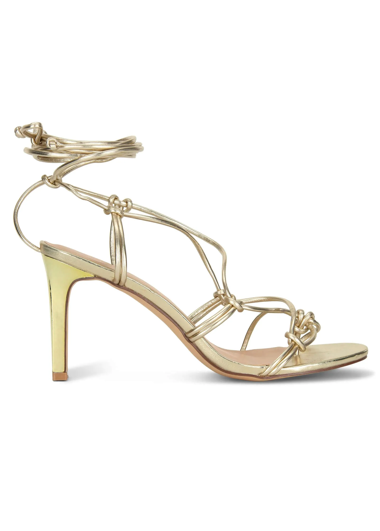 Lace Up Heels - Gold sold by VENUS product image thumbnail 2