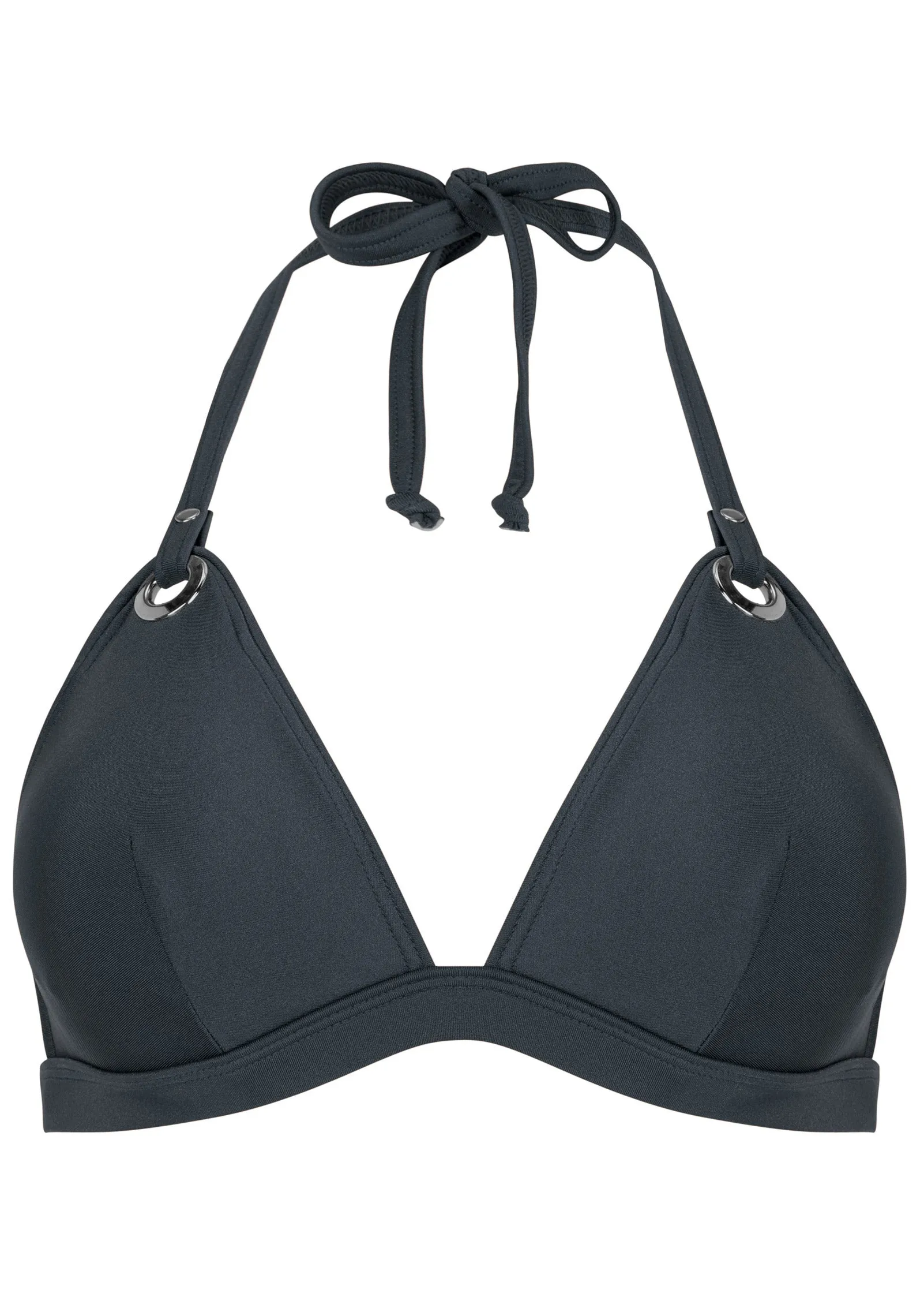 Grommet Triangle Top - Shiny Slate sold by VENUS product image thumbnail 5