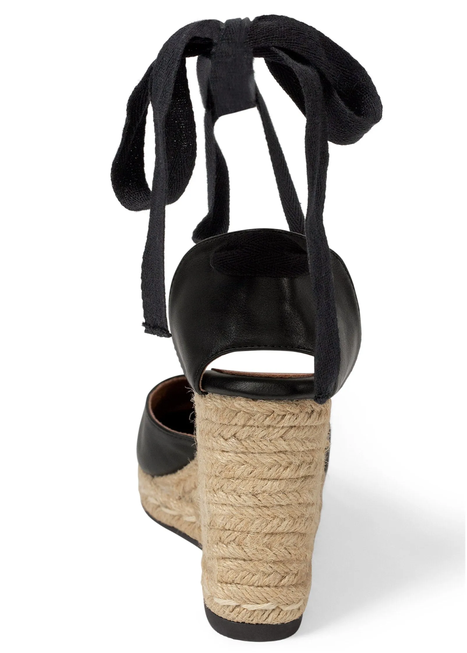 Hamptons Wedge Espadrilles - Black sold by VENUS product image thumbnail 4