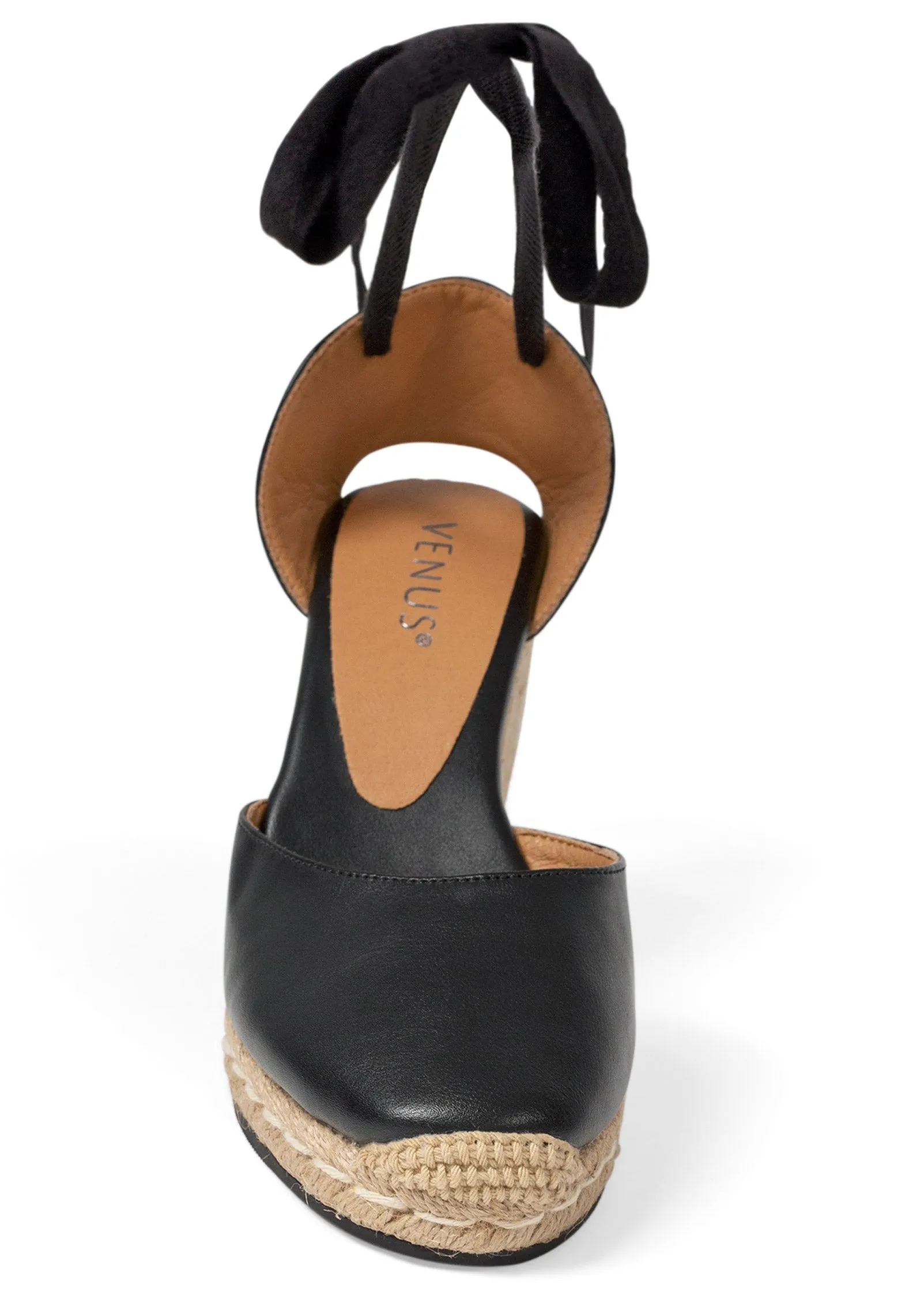 Hamptons Wedge Espadrilles - Black sold by VENUS product image thumbnail 3