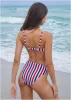 Tahiti High Rise Moderate - Americana Stripe Large sold by VENUS