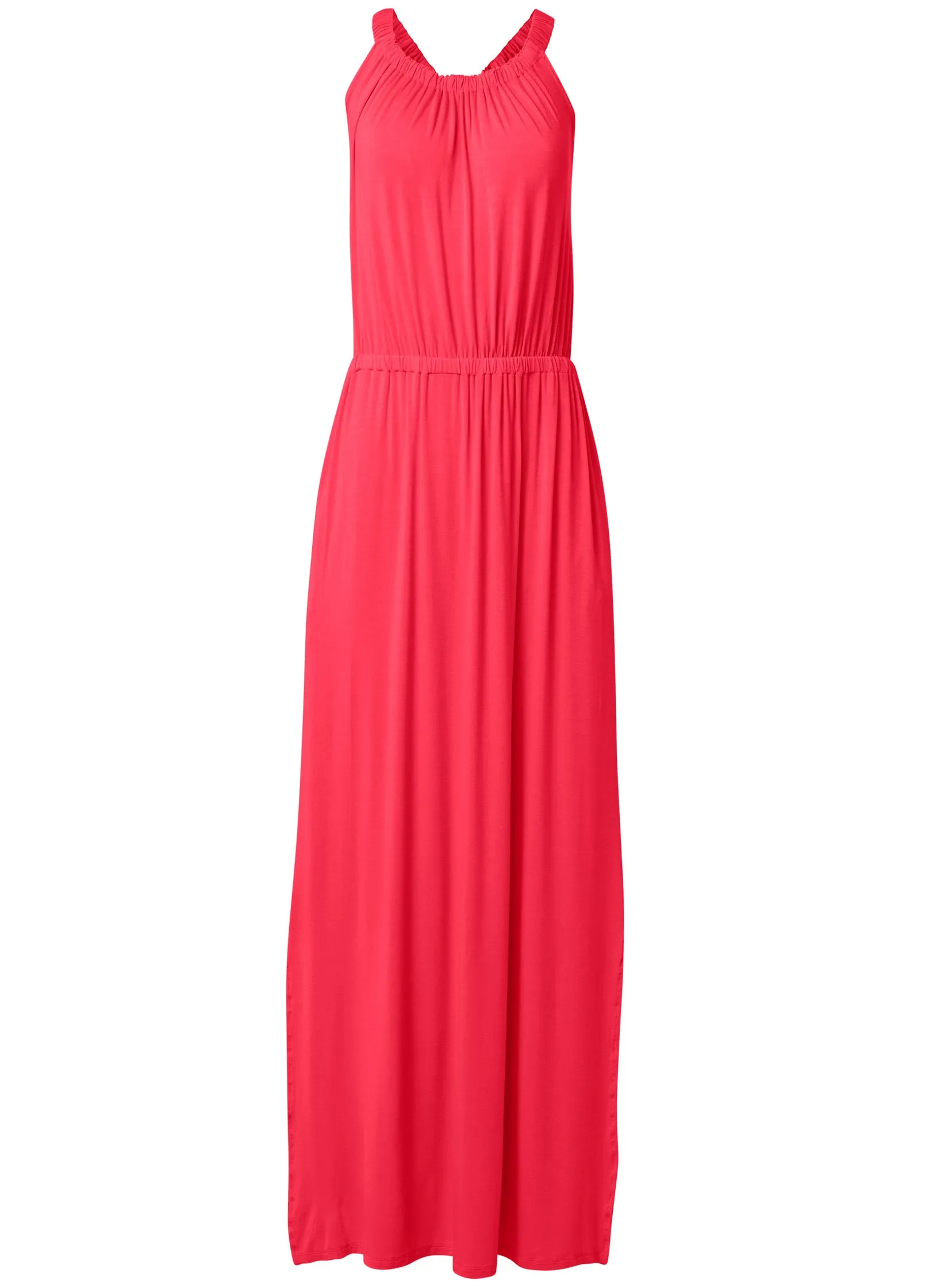 Gathered Neckline Maxi - Sunset Pink sold by VENUS product image thumbnail 5