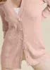 Shimmer Ribbed Cardigan - Peach sold by VENUS