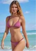 Shimmer Bead Bikini Bottom - Violet Shine sold by VENUS