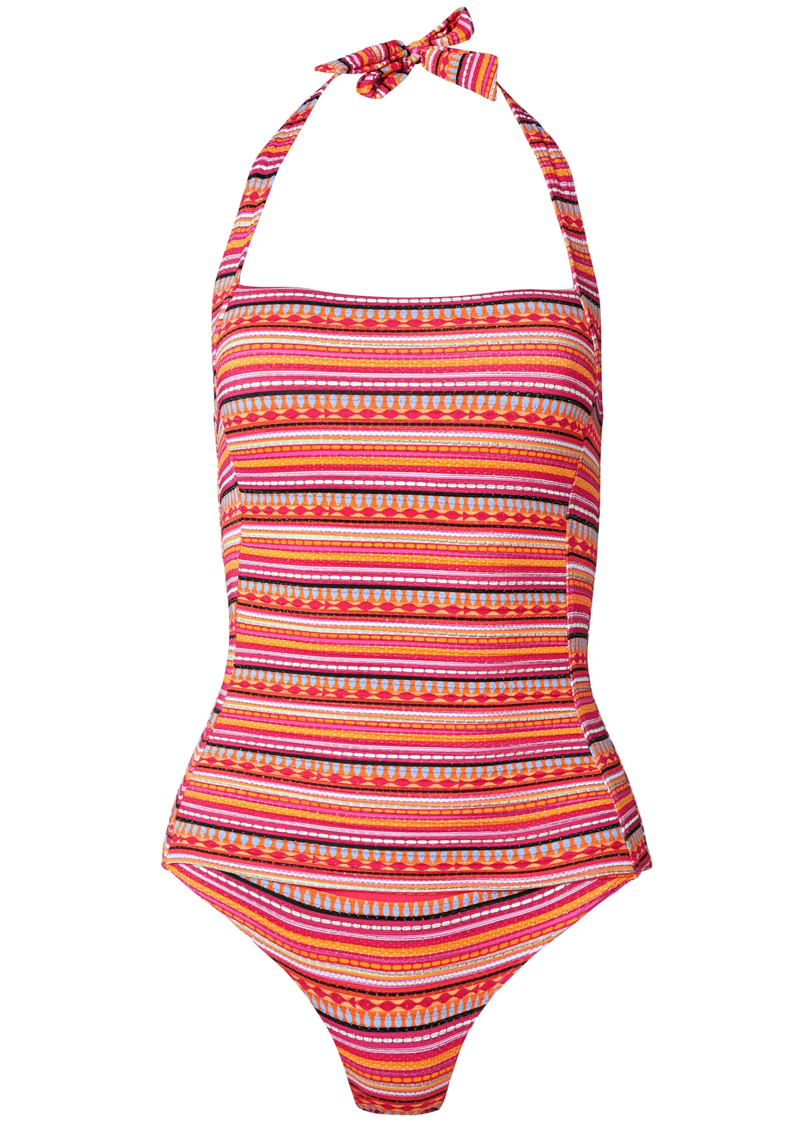 Slimming One-Piece - Sunrise Stripes sold by VENUS product image thumbnail 3