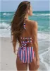Fiji Mid Rise Moderate  - Americana Stripe Large sold by VENUS