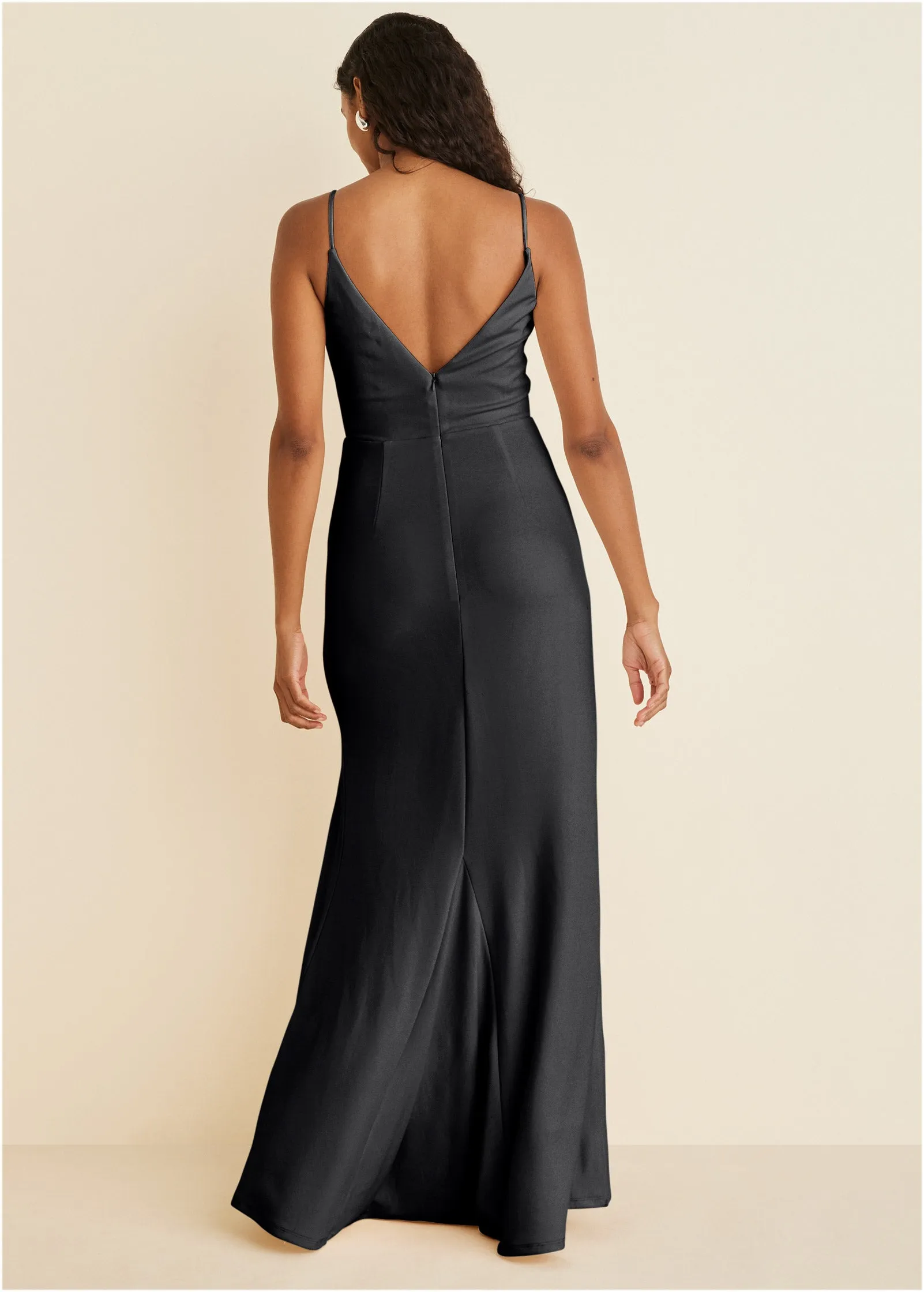 Matte Jersey Maxi Dress - Black sold by VENUS product image thumbnail 2