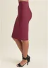 Midi Bandage Skirt - Wine sold by VENUS